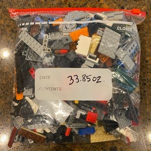 Legos - Mixed shape in a gallon bag